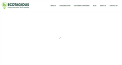 Desktop Screenshot of ecotagious.com